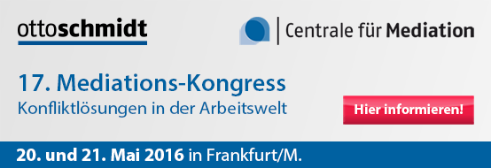 17. Mediations-Kongress. Jetzt informieren!