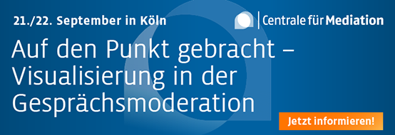 Auf den Punkt gebracht - Visualisierung in der Gesprächsmoderation - 21./22.09. 2017. Hier informieren und anmelden.