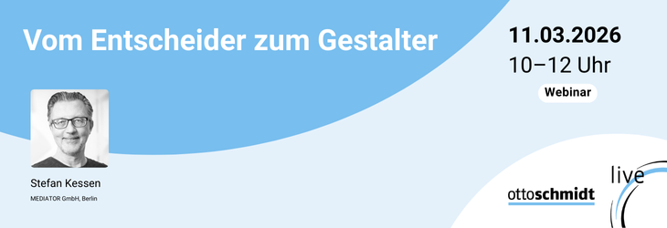 Vom Entscheider zum Gestalter